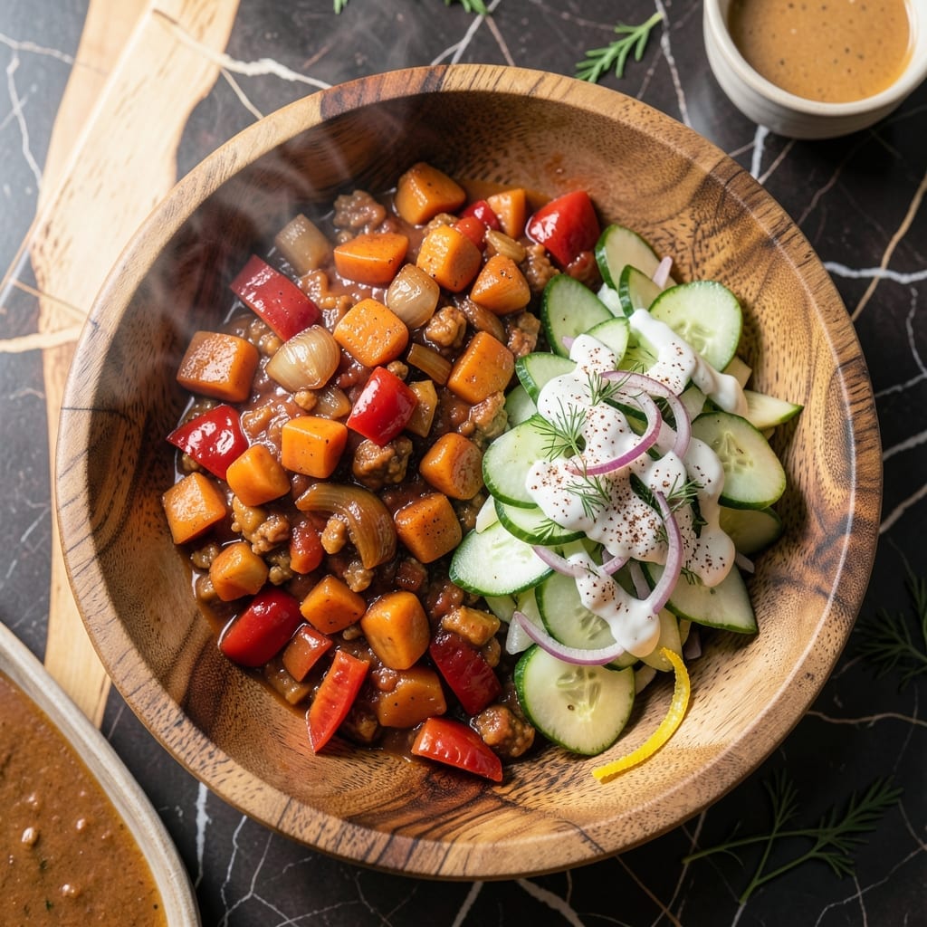 Chakalaka Recipe With Cucumber Salad