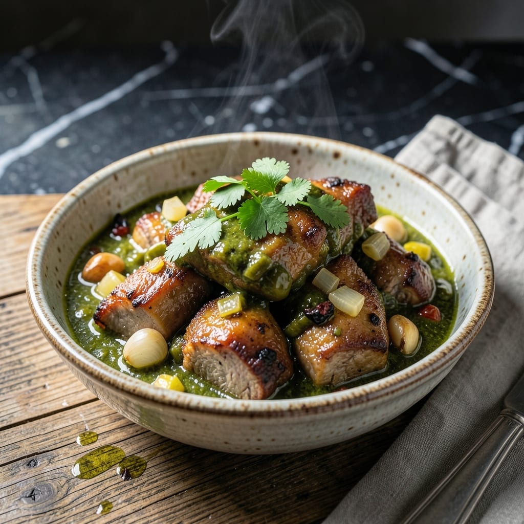 Chile Verde Pork Recipe Instant Pot: Tangy Tender Pork in 45 Minutes