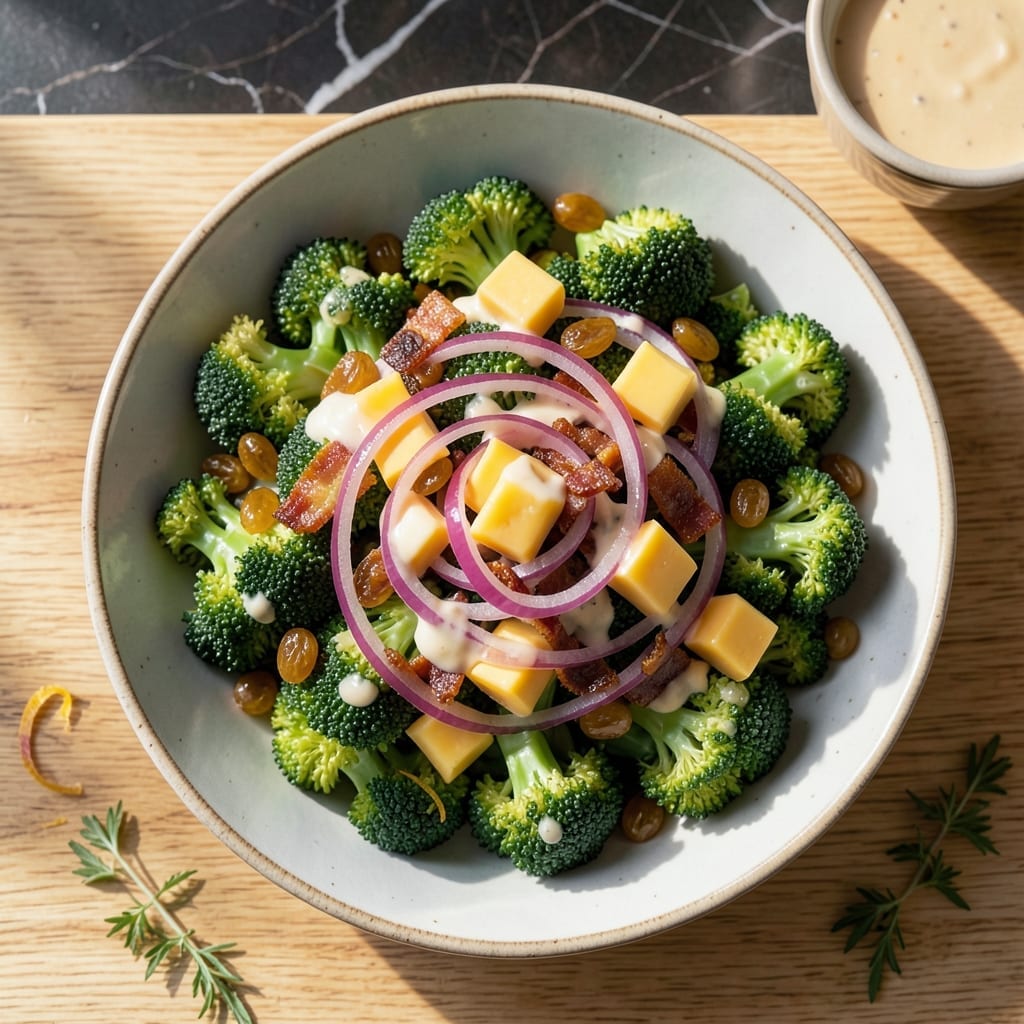 Broccoli Salad Recipe Ina Garten: Sweet Raisins and Crispy Bacon Harmony Broccoli Salad Recipe Ina Garten: Sweet Raisins and Crispy Bacon Harmony