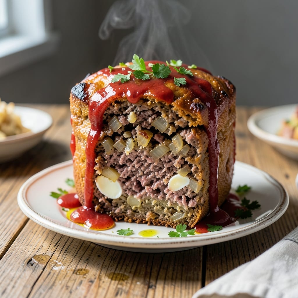 Meatloaf Recipe With Hamburger And Pork: Dual-Meat Moistness Locked In