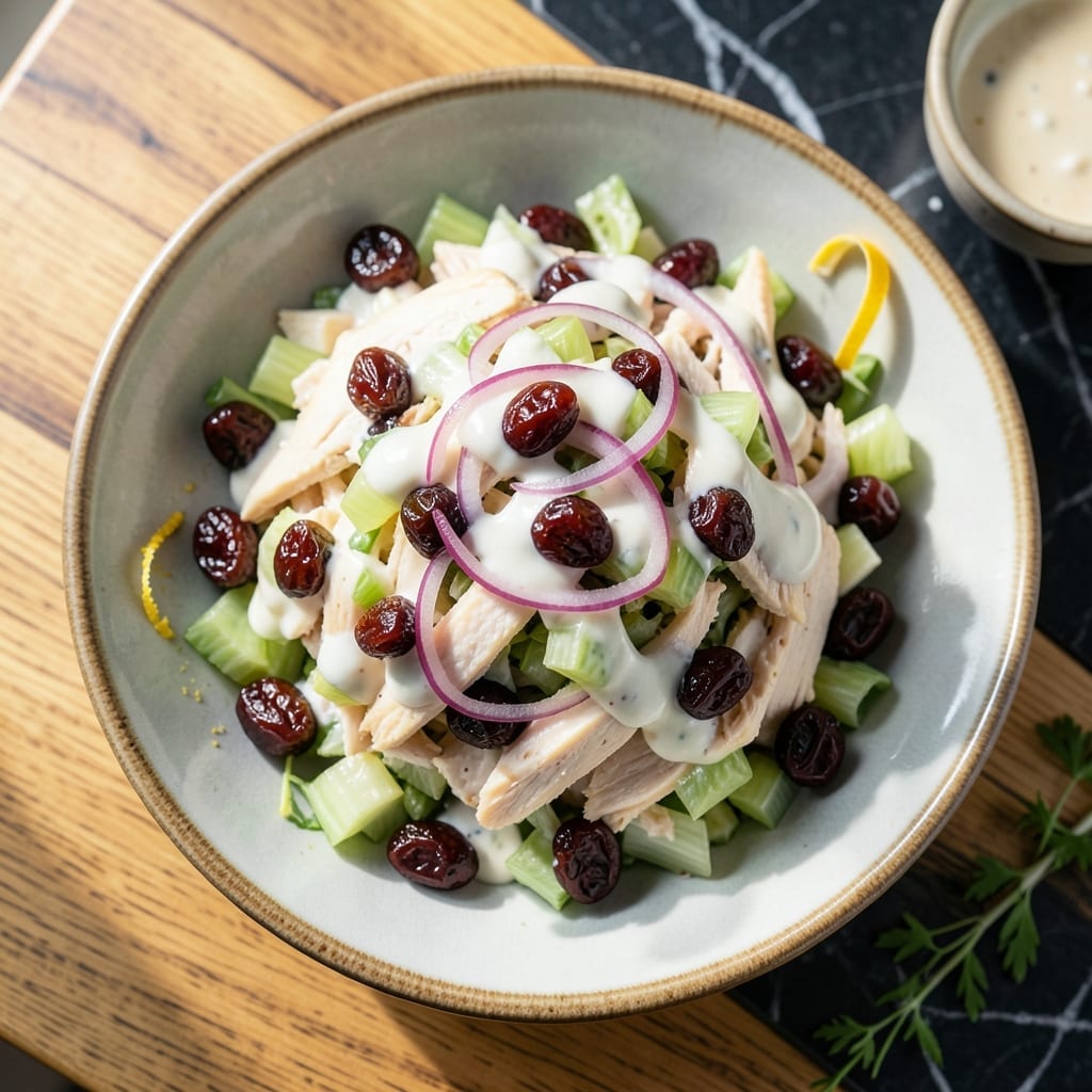 Chicken Salad Recipe With Dried Cherries: Sweet-Tart Crunch in Every Bite