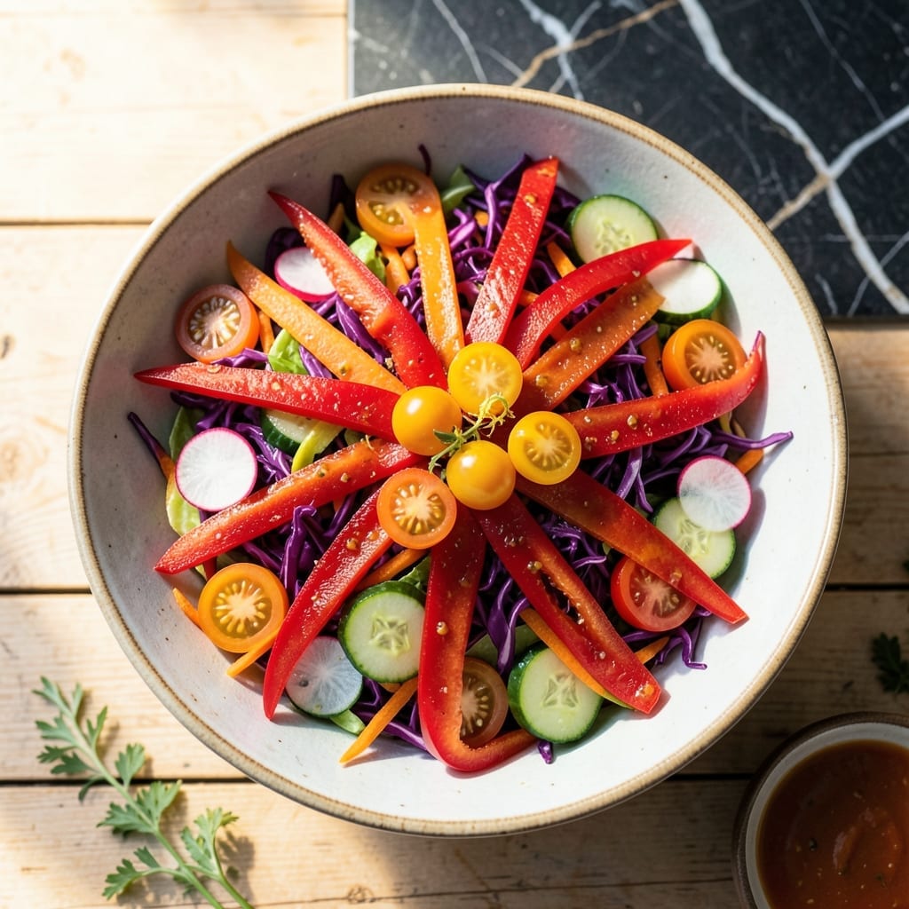 Prismatic Salad Recipe Grow A Garden: Rainbow Crunch Straight From Your Plot