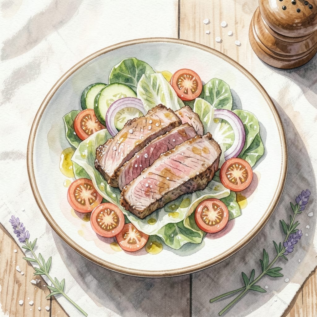 Recipe for Leftover Roast Beef Salad: Hearty Protein With Garden Freshness