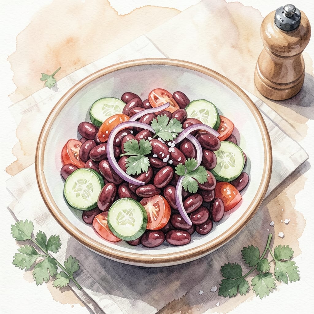 Red Kidney Beans Salad Recipe Indian: Spiced Chickpea Freshness Red Kidney Beans Salad Recipe Indian: Spiced Chickpea Freshness