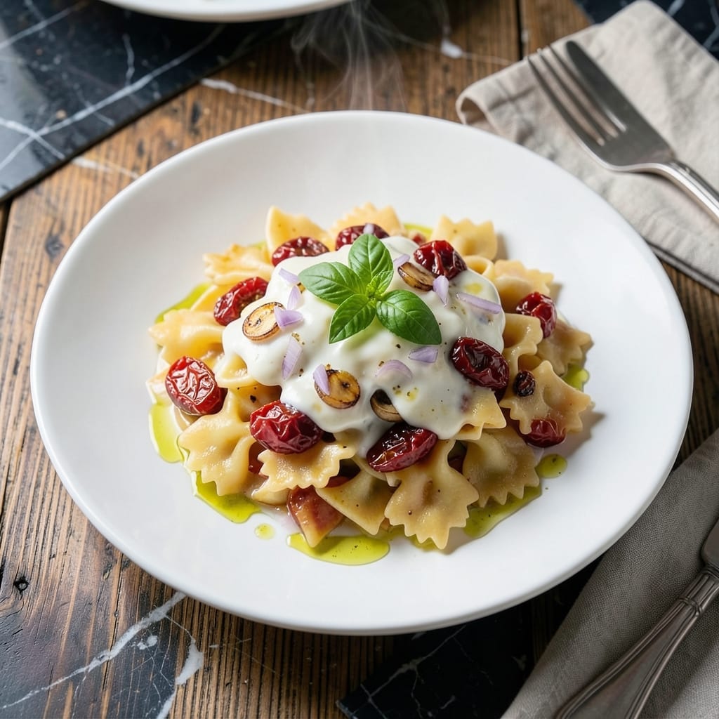 Bow Tie Pasta Recipe With Sun Dried Tomatoes: Al Dente With Mediterranean Zest