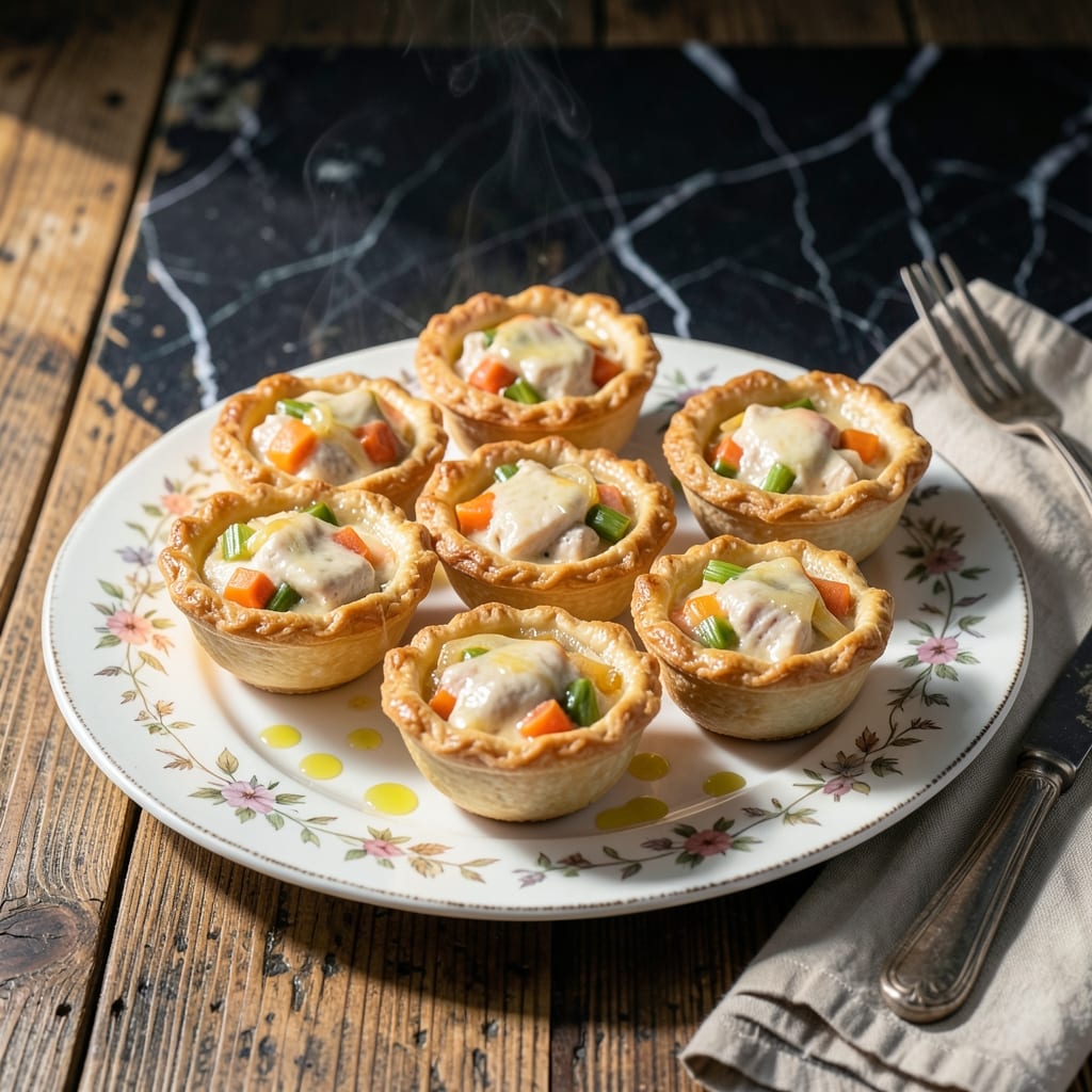 Mini Chicken Pot Pie Recipe With Pie Crust: Buttery Lattice Topped Comfort