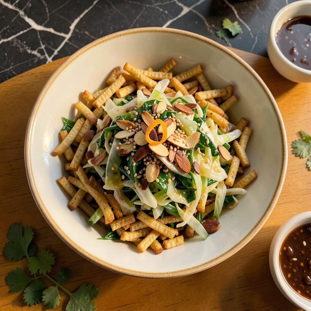 Ramen Noodle Salad Recipe With Rice Vinegar: No-Cook Tangy Crunch