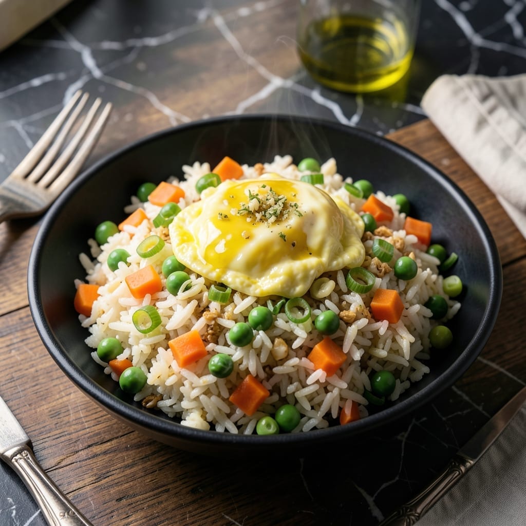 Veggie Fried Rice Recipe With Egg: Wok-Seared Savory Bites