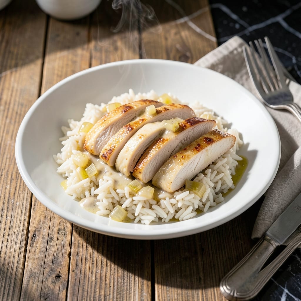 Instant Pot Recipe Chicken Rice Cream of Mushroom: One-Pot Creamy Comfort Meal