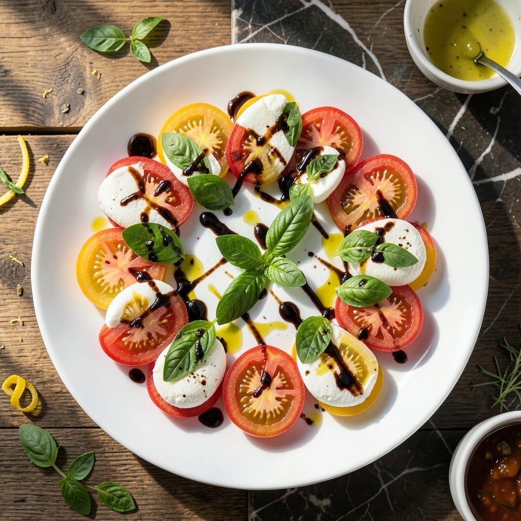 Caprese Salad Recipe Giada: Tomato Basil Symphony With Balsamic Drizzle Caprese Salad Recipe Giada: Tomato Basil Symphony With Balsamic Drizzle