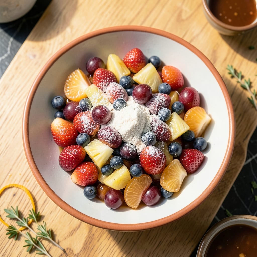 Fruit Salad Recipe With Dry Vanilla Pudding: Creamy Coated Freshness