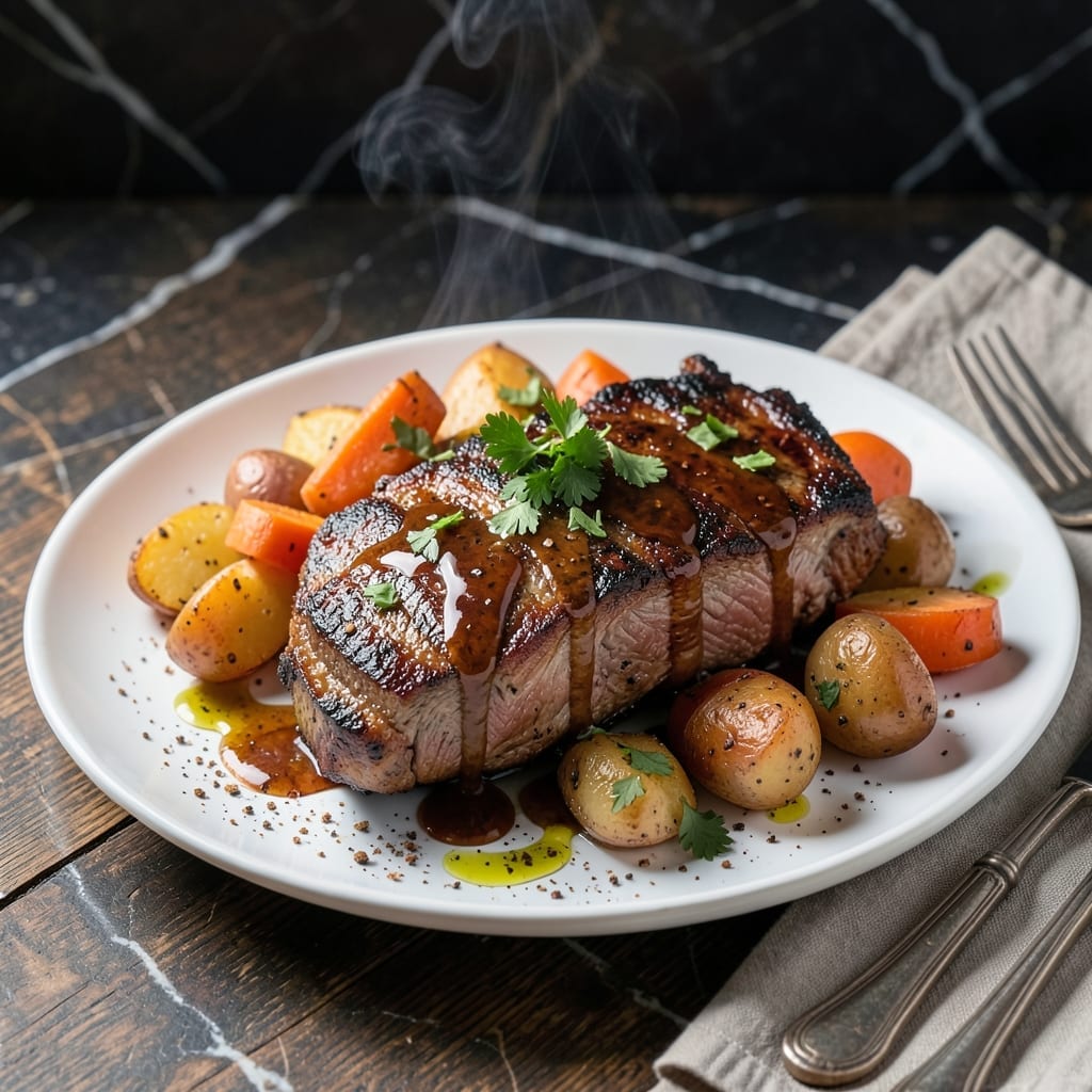 Recipe for Barbecue Pork Chops in the Oven: Smoky Sweet Glaze With Juicy Centers