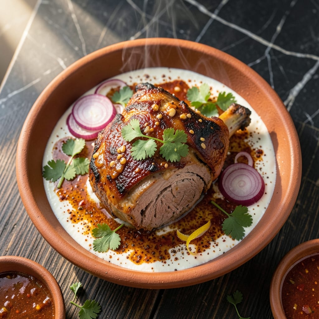 Lamb Leg Roast Recipe Indian Style: Slow-Spiced Tender Succulence Lamb Leg Roast Recipe Indian Style: Slow-Spiced Tender Succulence