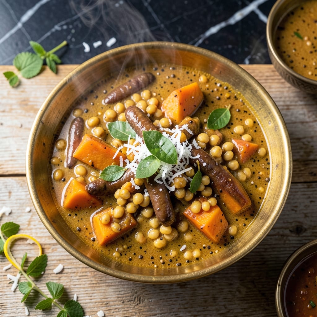 Kootu Curry Recipe Kerala Style: Spiced Lentil and Vegetable Stew Kootu Curry Recipe Kerala Style: Spiced Lentil and Vegetable Stew