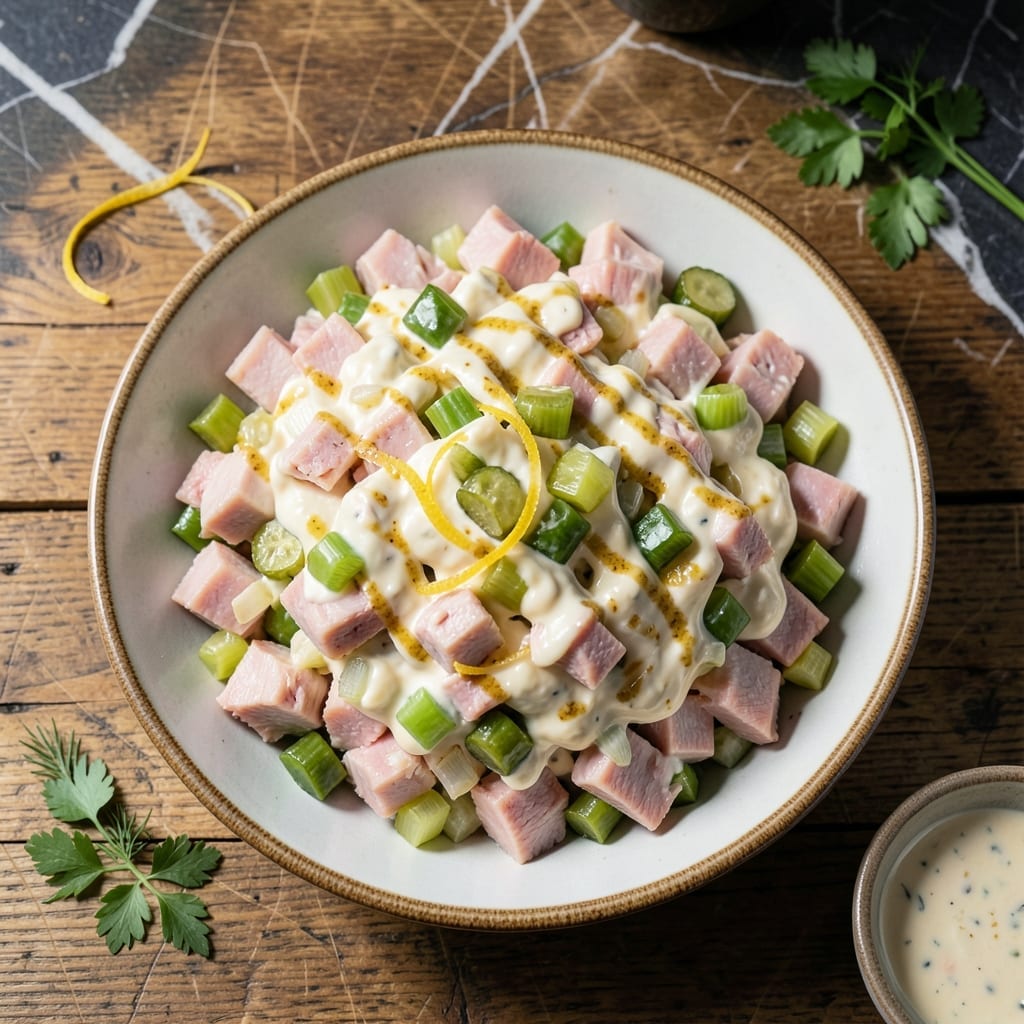 Ham Salad Recipe No Relish: Creamy Spread With Diced Pickles