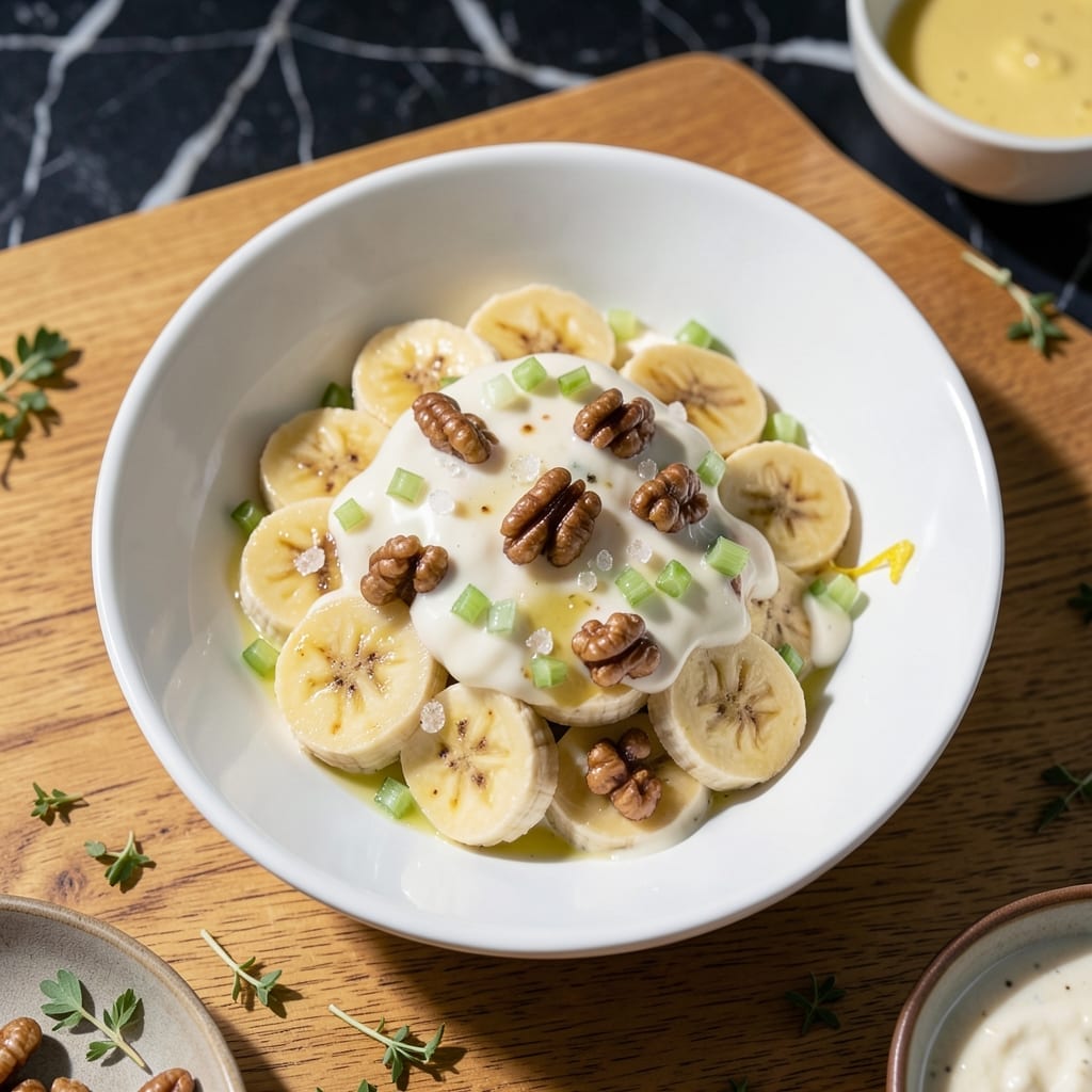 Banana Salad Recipe With Mayonnaise: Sweet Creamy Crunch for Picnics