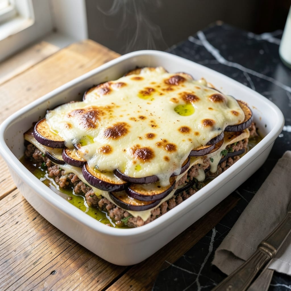 Greek Moussaka Recipe With Potatoes And Eggplant: Layered Mediterranean Comfort