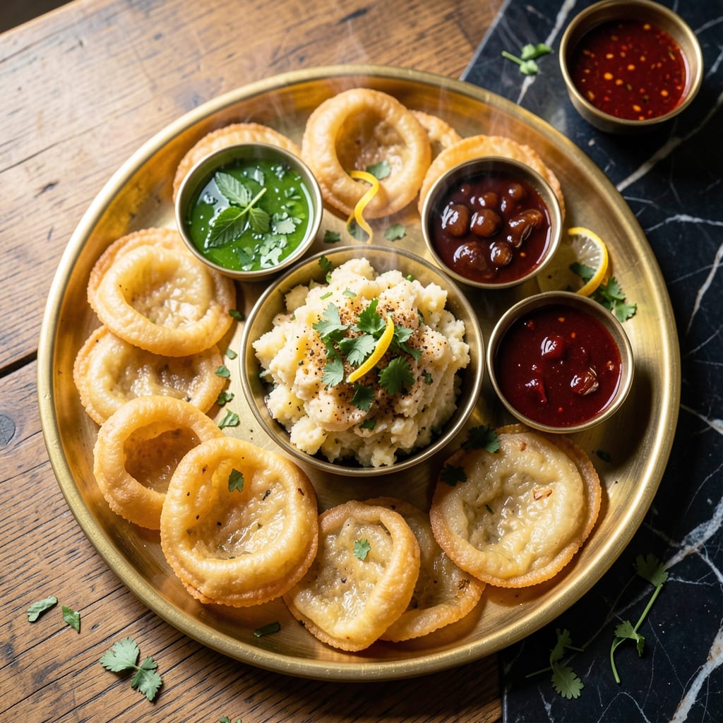 Pani Puri Recipe Vismai Food: Crispy Hollow Balls With Spicy Tangy Water