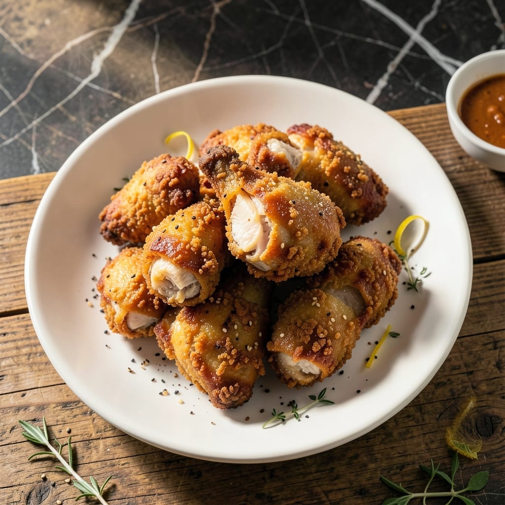 Extra Crispy Fried Chicken Recipe With Cornstarch: Double-Crunch Coating Secret