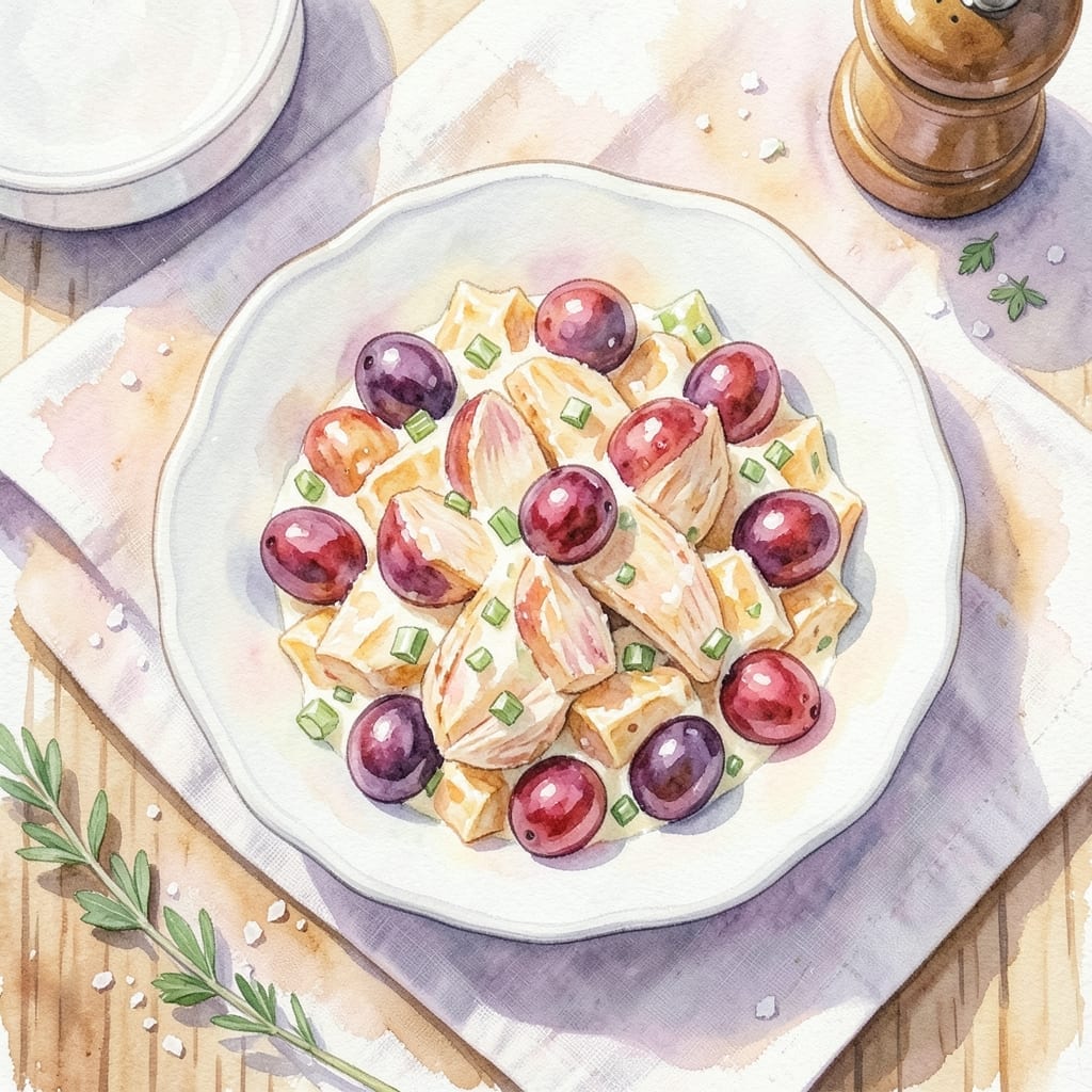 Best Ever Chicken Salad Recipe With Grapes: Sweet Crunch in Every Bite