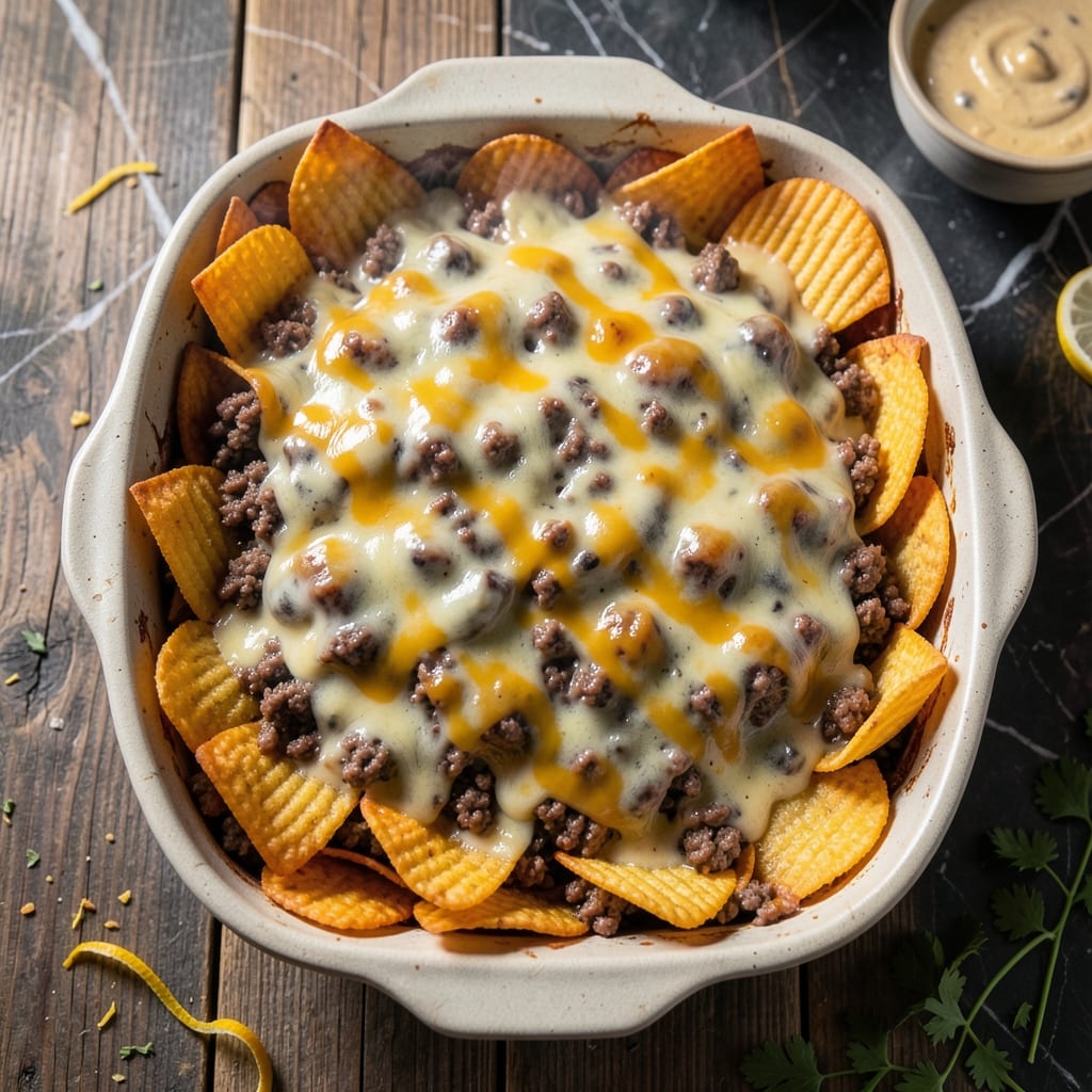 Frito Casserole Recipe With Ground Beef: Cheesy Layers and Tex-Mex Flair