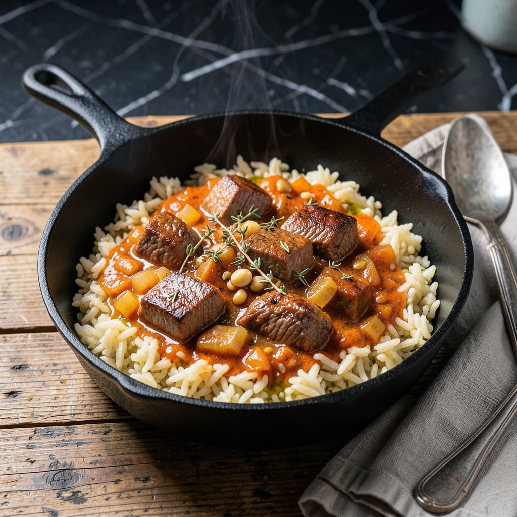 Goulash Recipe With Rice: Hearty Hungarian-Style Stew Over Fluffy Grains Goulash Recipe With Rice: Hearty Hungarian-Style Stew Over Fluffy Grains