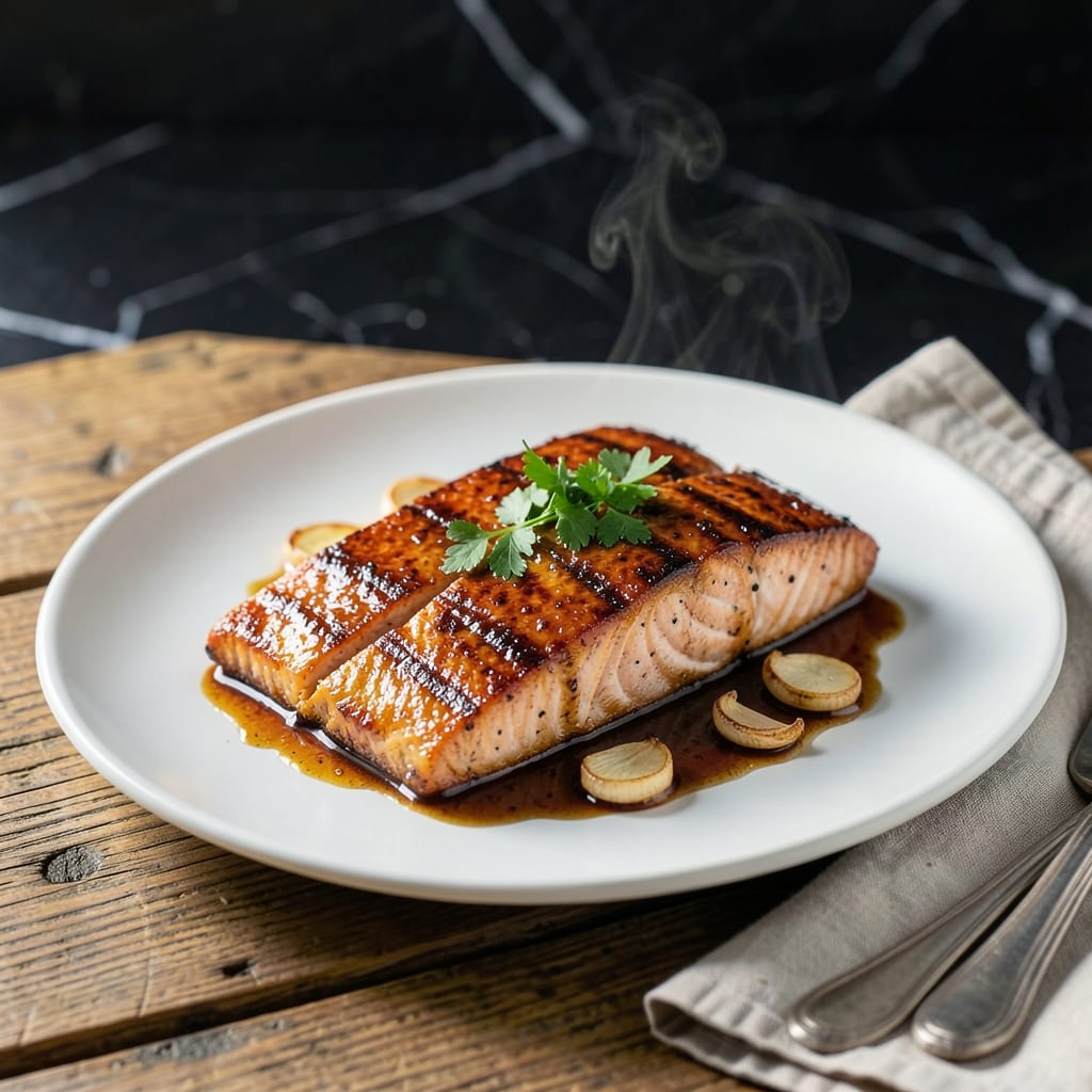 Grilled Salmon Recipe Brown Sugar: Sweet Glaze with Caramelized Crust