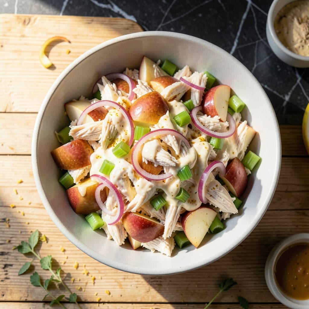 Canned Chicken Salad Recipe With Apples: Sweet Crunch for Quick Meals