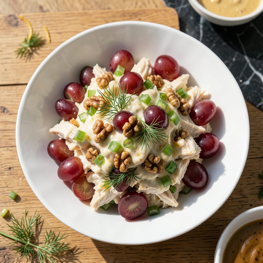 Homemade Chicken Salad Recipe With Grapes: Sweet and Savory Picnic Starter Homemade Chicken Salad Recipe With Grapes: Sweet and Savory Picnic Starter