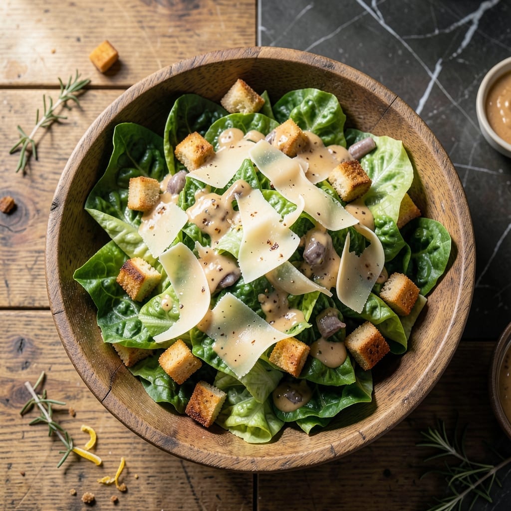 Caesar Salad Recipe Traditional: Authentic Roman Crunch and Cream