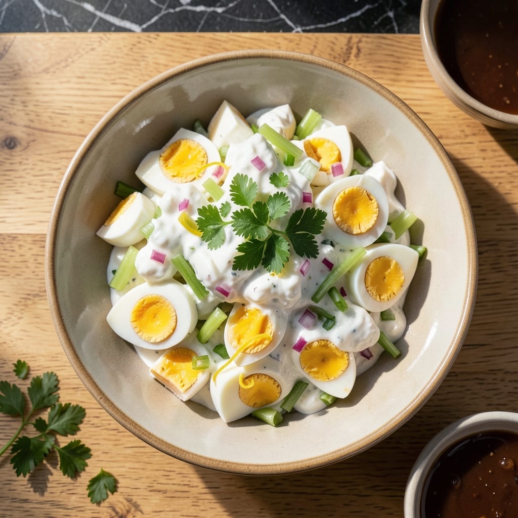Egg Salad Recipe Using Greek Yogurt: Creamy Tang With Fresh Herb Brightness Egg Salad Recipe Using Greek Yogurt: Creamy Tang With Fresh Herb Brightness