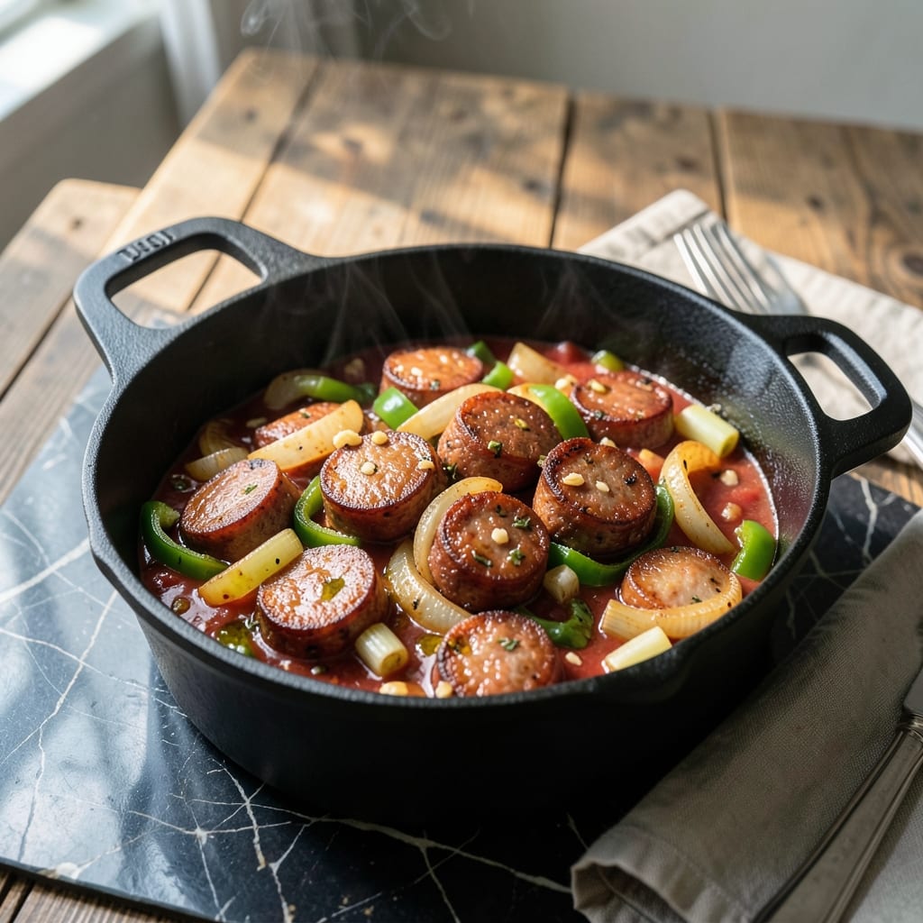 SOS Recipe Sausage: Spicy Creole-Style One-Pot Wonder
