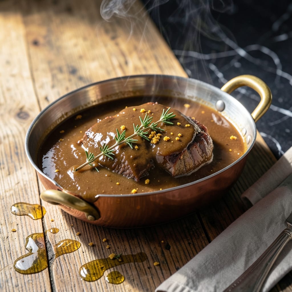 Gravy Recipe Beef Roast Drippings: Rich Velvety Sauce for Sunday Dinners