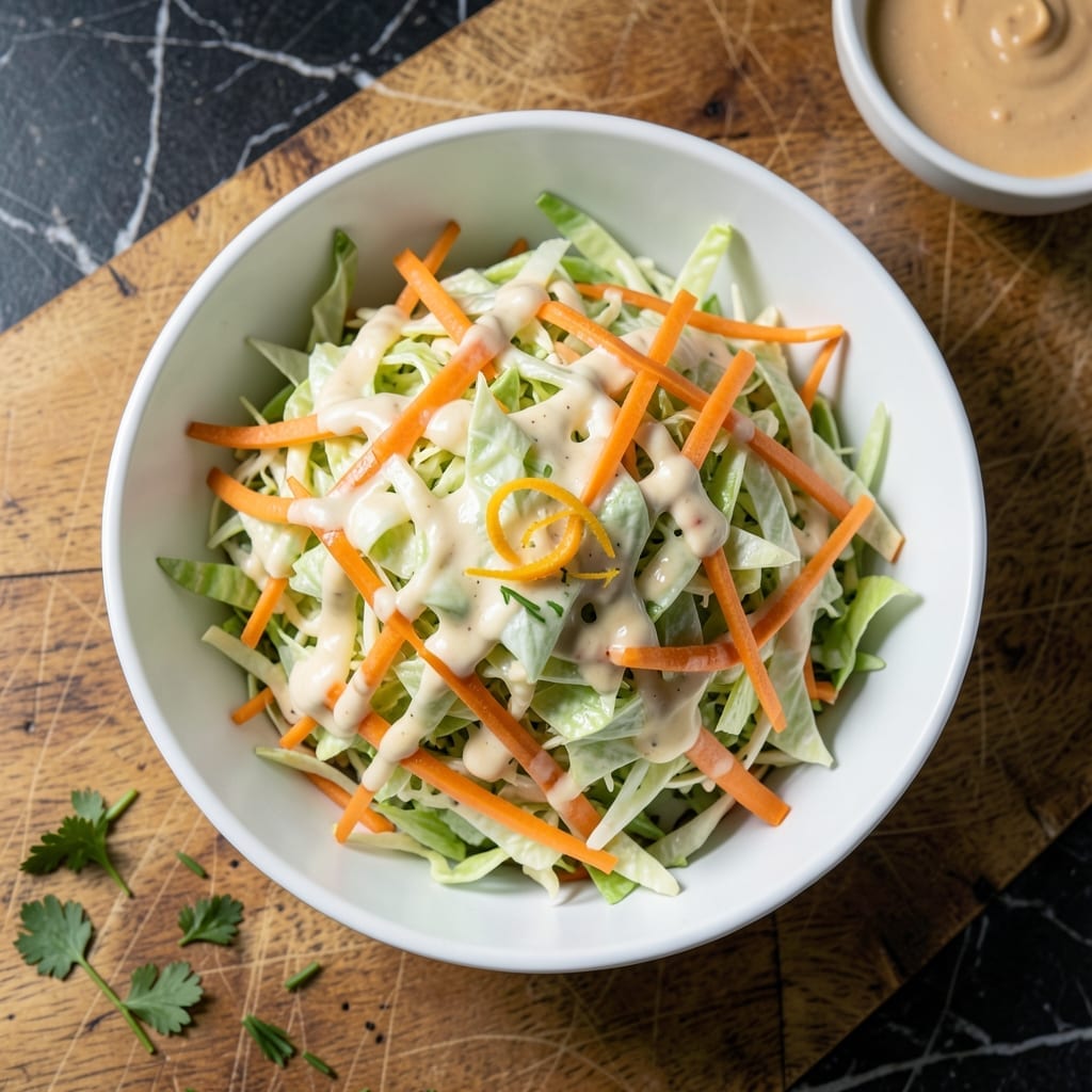 Cole Slaw Recipe for Pulled Pork: Crunchy Tangy Topping for Smoky Meats