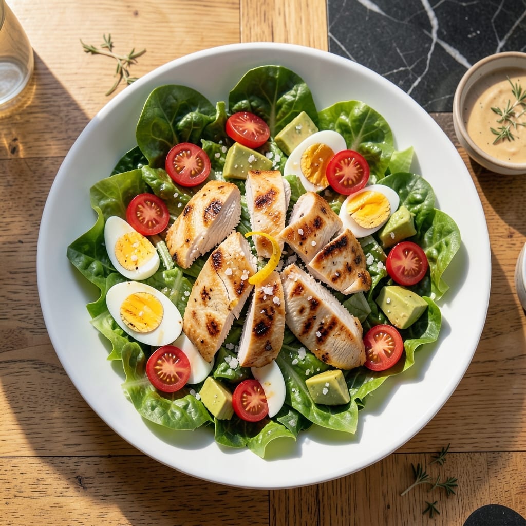 Cobb Salad Recipe Healthy: Classic Flavors With Light Avocado Dressing Cobb Salad Recipe Healthy: Classic Flavors With Light Avocado Dressing