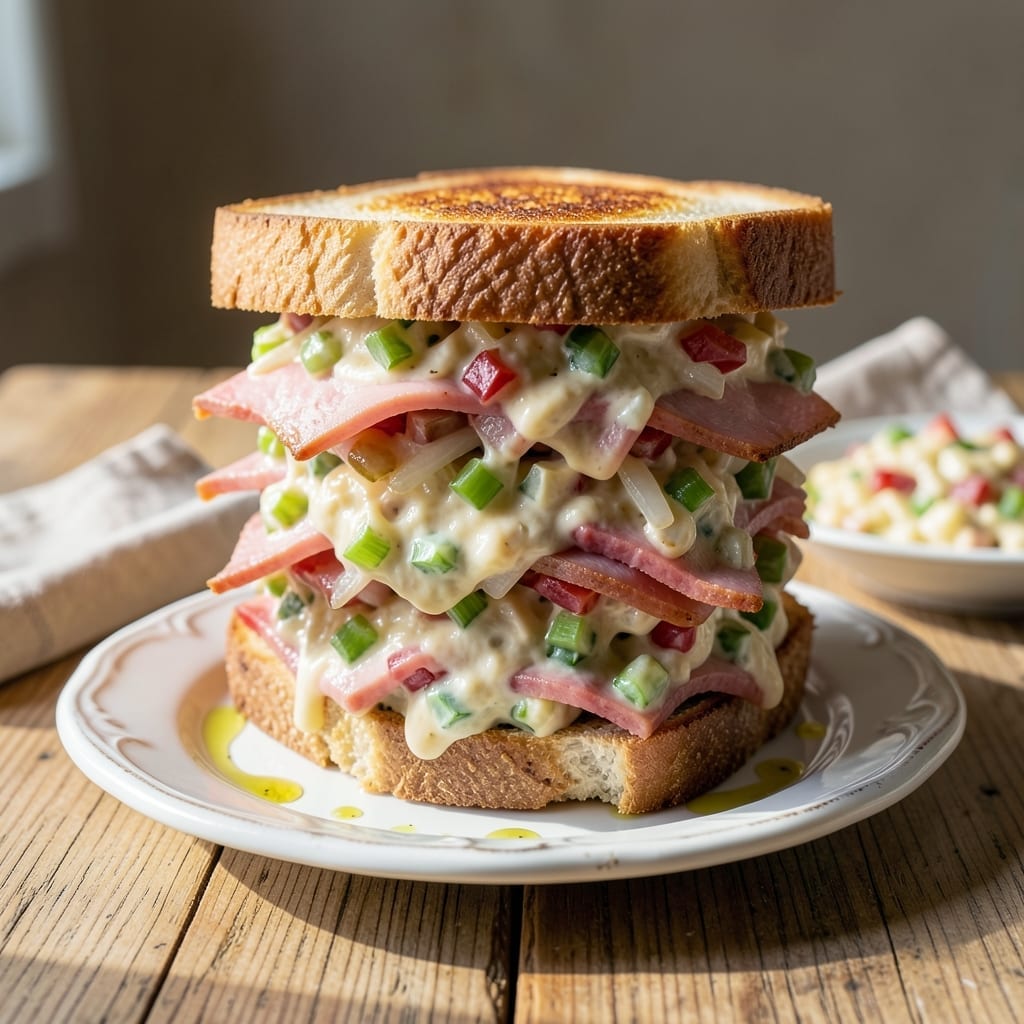 Ham Salad Sandwich Recipe With Bologna: Classic Diner-Style Creamy Crunch