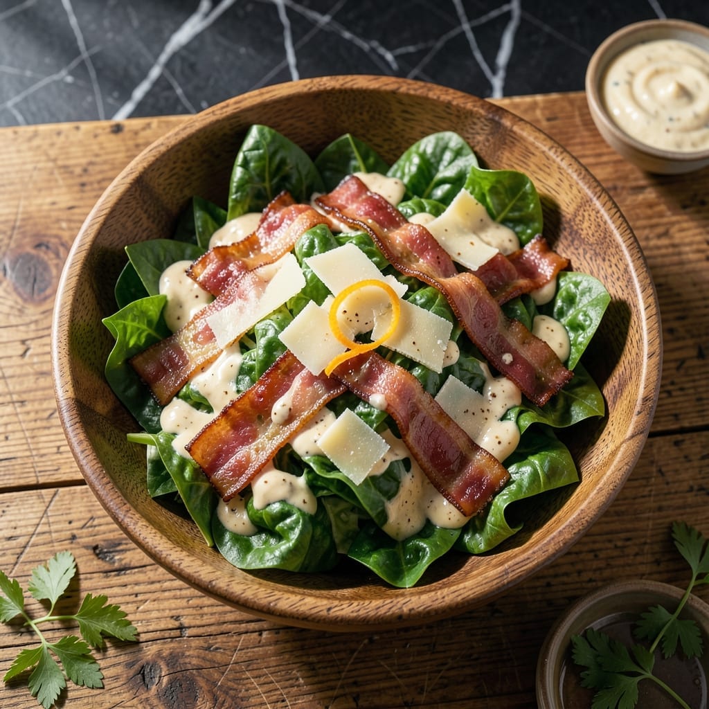 Caesar Salad Recipe With Bacon: Smoky Crunch Over Romaine
