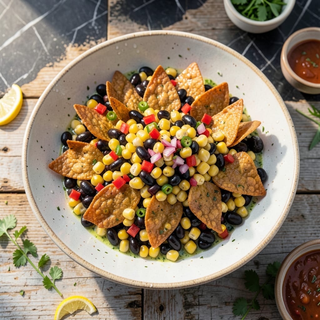 Corn Salad Recipe with Frito Chips: Tex-Mex Crunch in Every Bite Corn Salad Recipe with Frito Chips: Tex-Mex Crunch in Every Bite