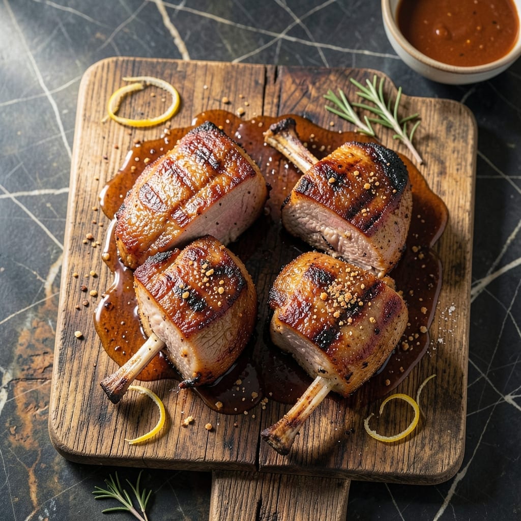 Grilled Pork Chops Recipe Brown Sugar: Caramelized Crust With Sweet Glaze