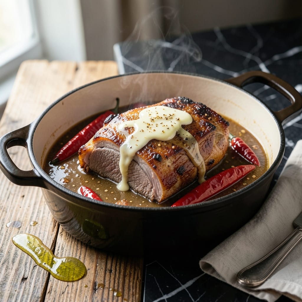 Mississippi Pot Roast Recipe Dutch Oven: Fork-Tender Beef with Pepperoncini Punch