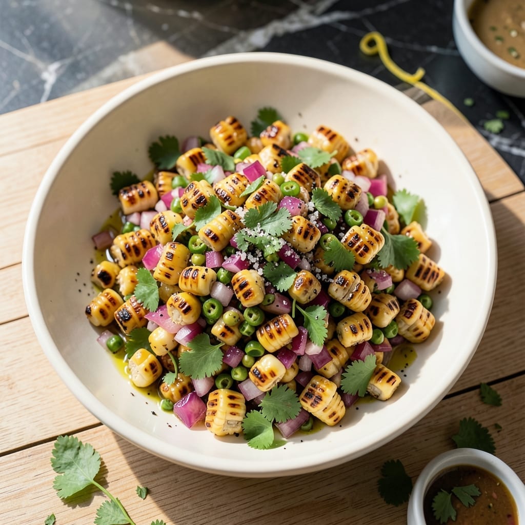 Grilled Corn Salad Recipe Cilantro: Smoky Sweetness With Zesty Herb Finish
