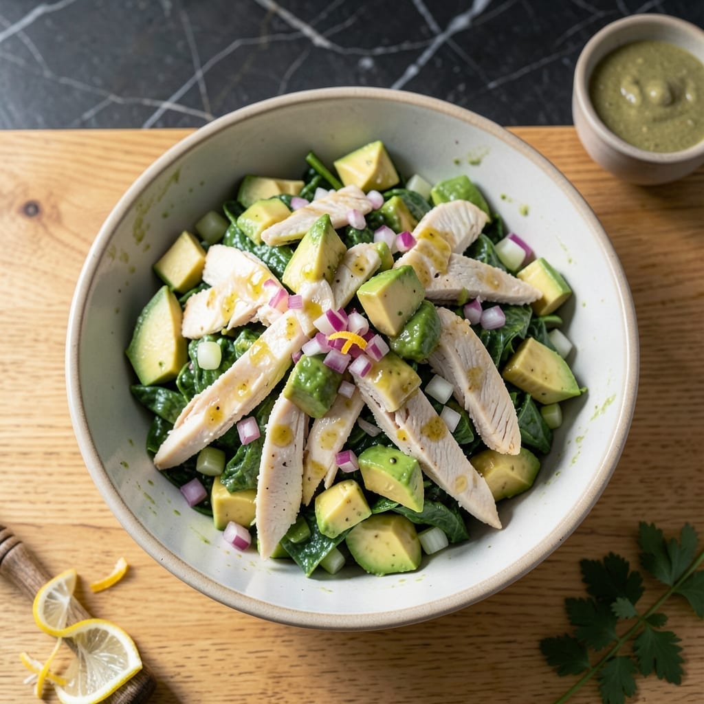 Chicken Salad Recipe Whole 30: Paleo-Friendly Crunch with Avocado Dressing