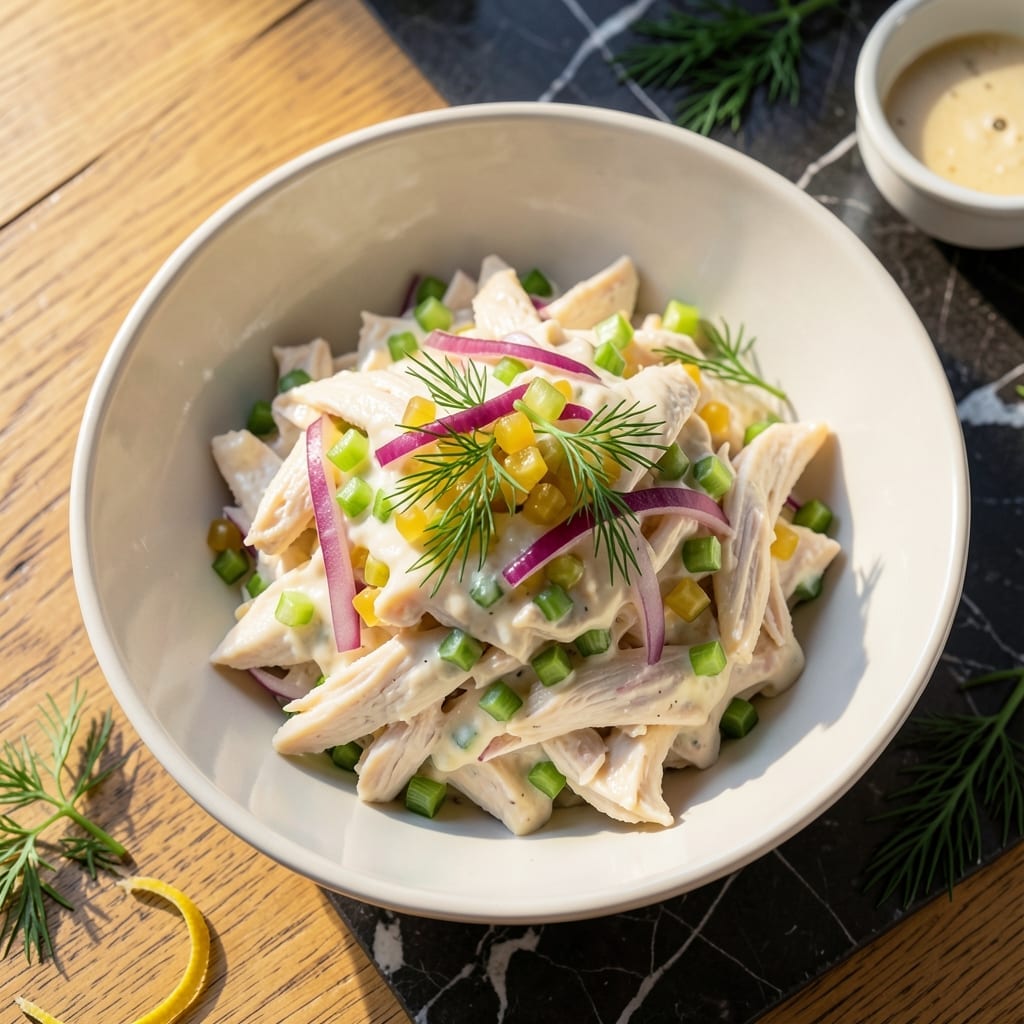 Chicken Salad Recipe With Pickle Relish: Briny Crunch in Every Bite