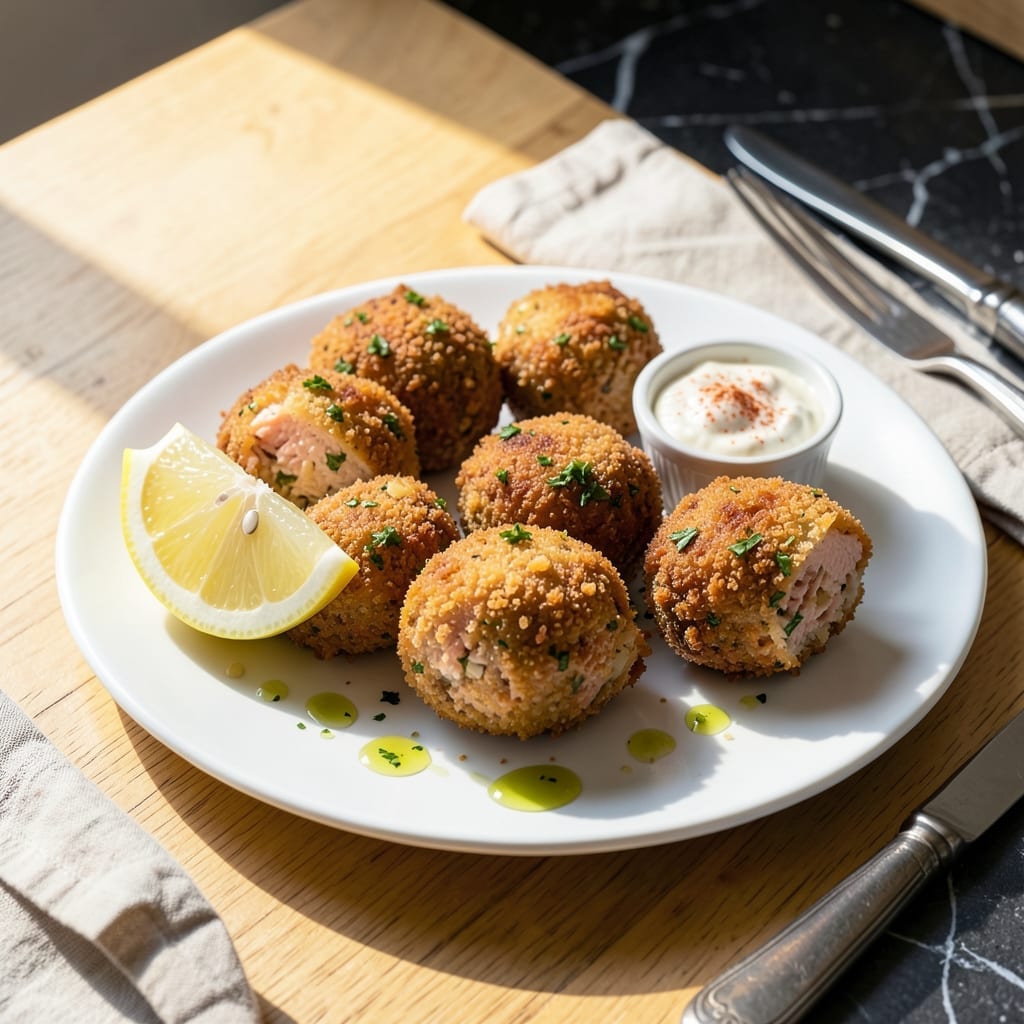 Fresh Salmon Croquettes Recipe Fried: Golden Crisp With Flaky Centers