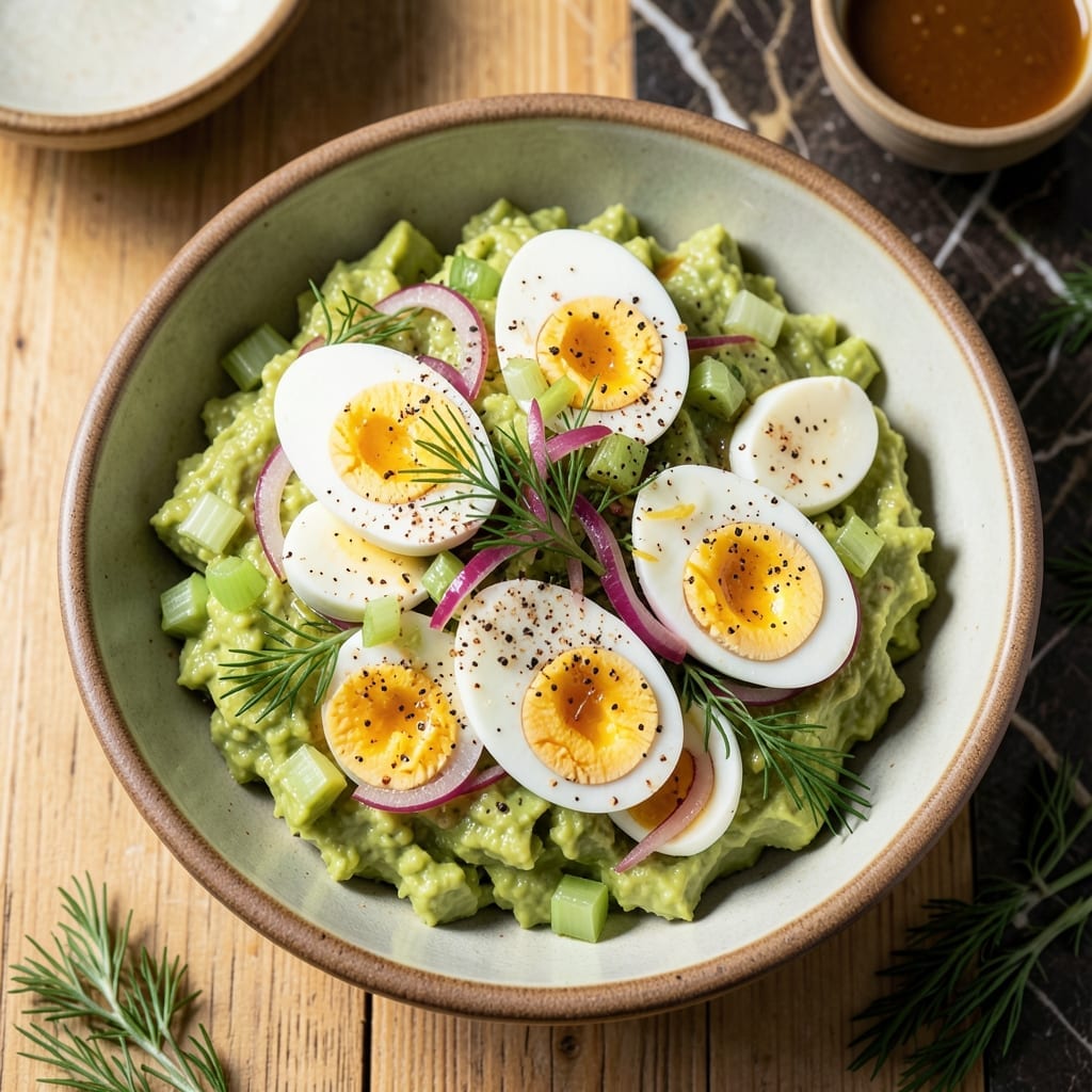 Healthy Egg Salad Recipe Without Mayo: Avocado-Bound Creamy Bite