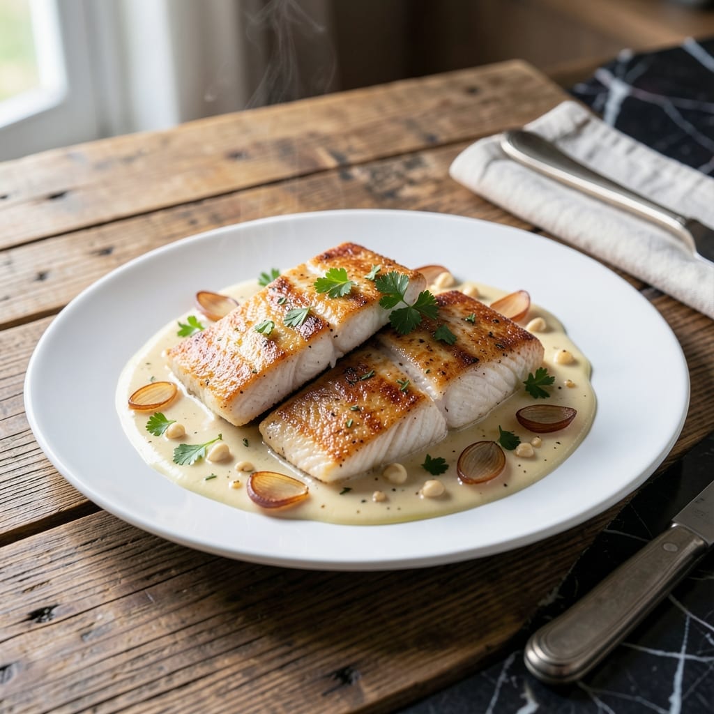 Fish Fillet Recipe With Sauce: Pan-Seared Elegance in a Creamy Drizzle