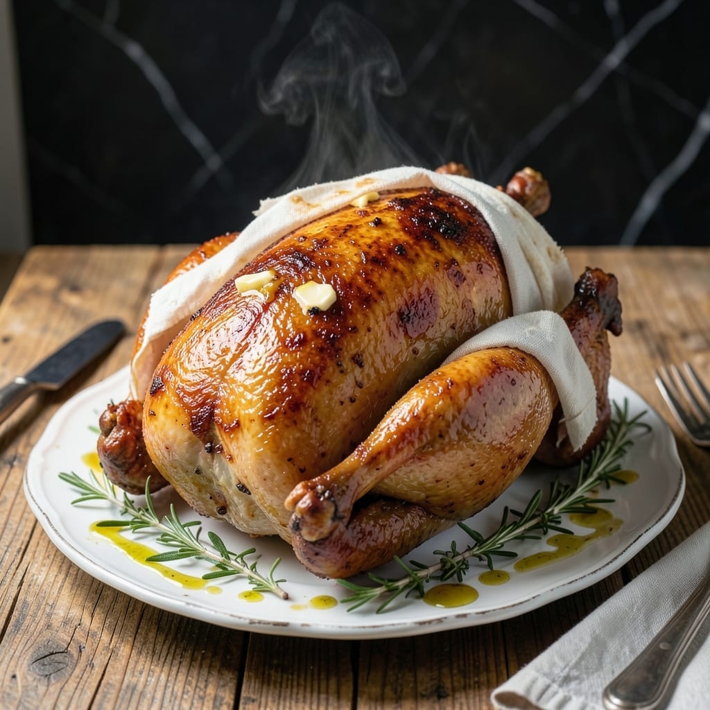 Julia Child Turkey Recipe Cheesecloth: Classic French Technique for Moist Breast