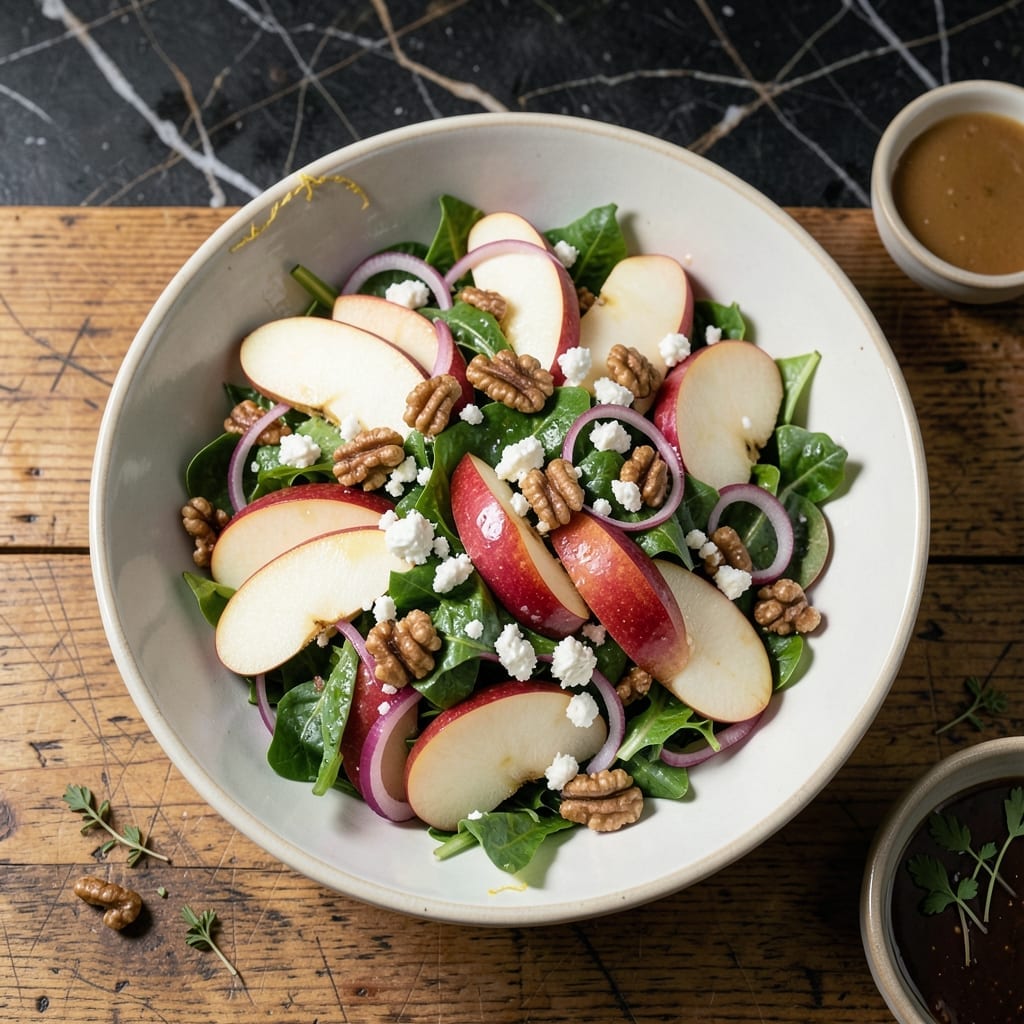 Winter Salad Recipe With Apples and Pears: Crisp Sweetness Meets Leafy Freshness Winter Salad Recipe With Apples and Pears: Crisp Sweetness Meets Leafy Freshness