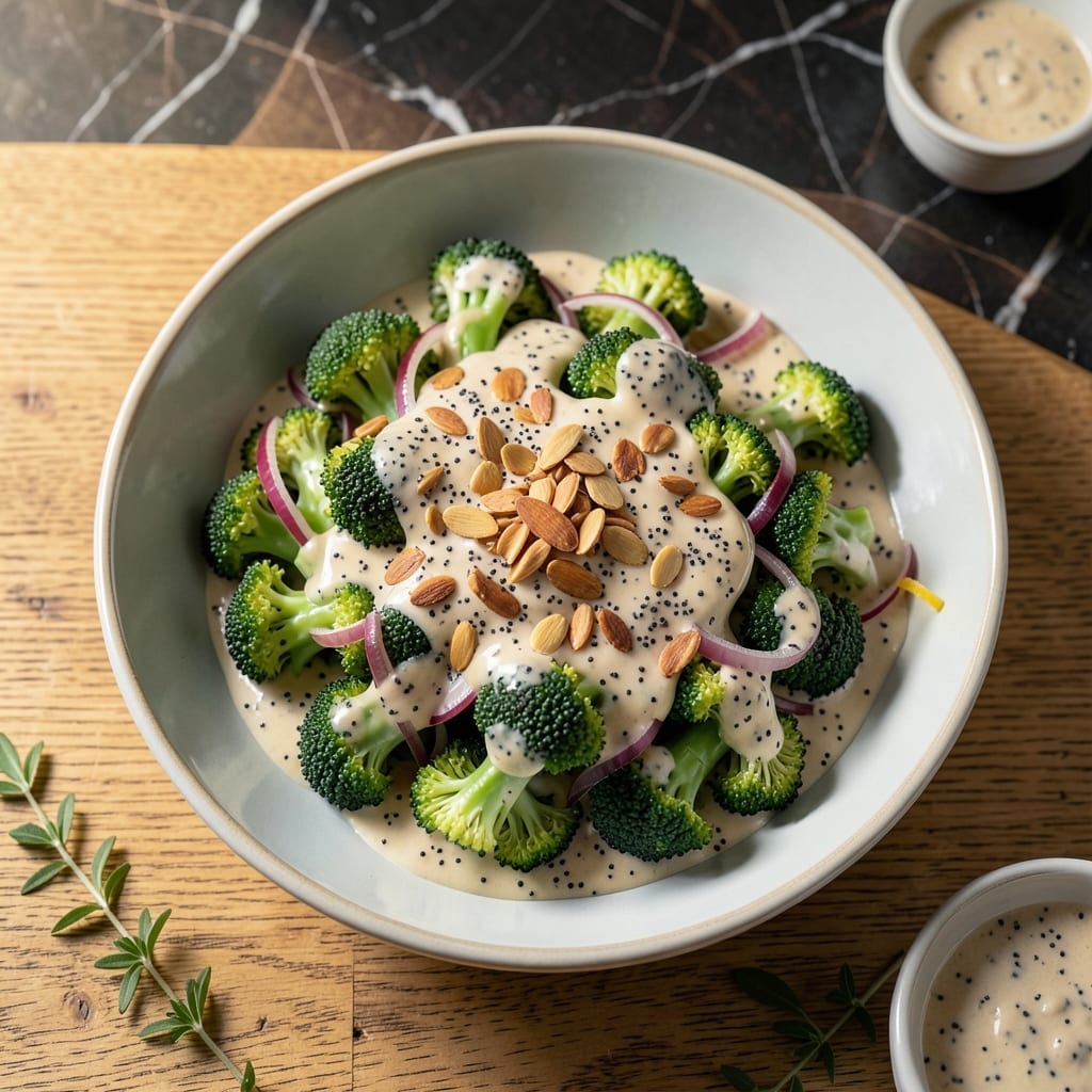 Broccoli Salad Recipe With Poppyseed Dressing: Crunchy Veggies With Sweet Tang
