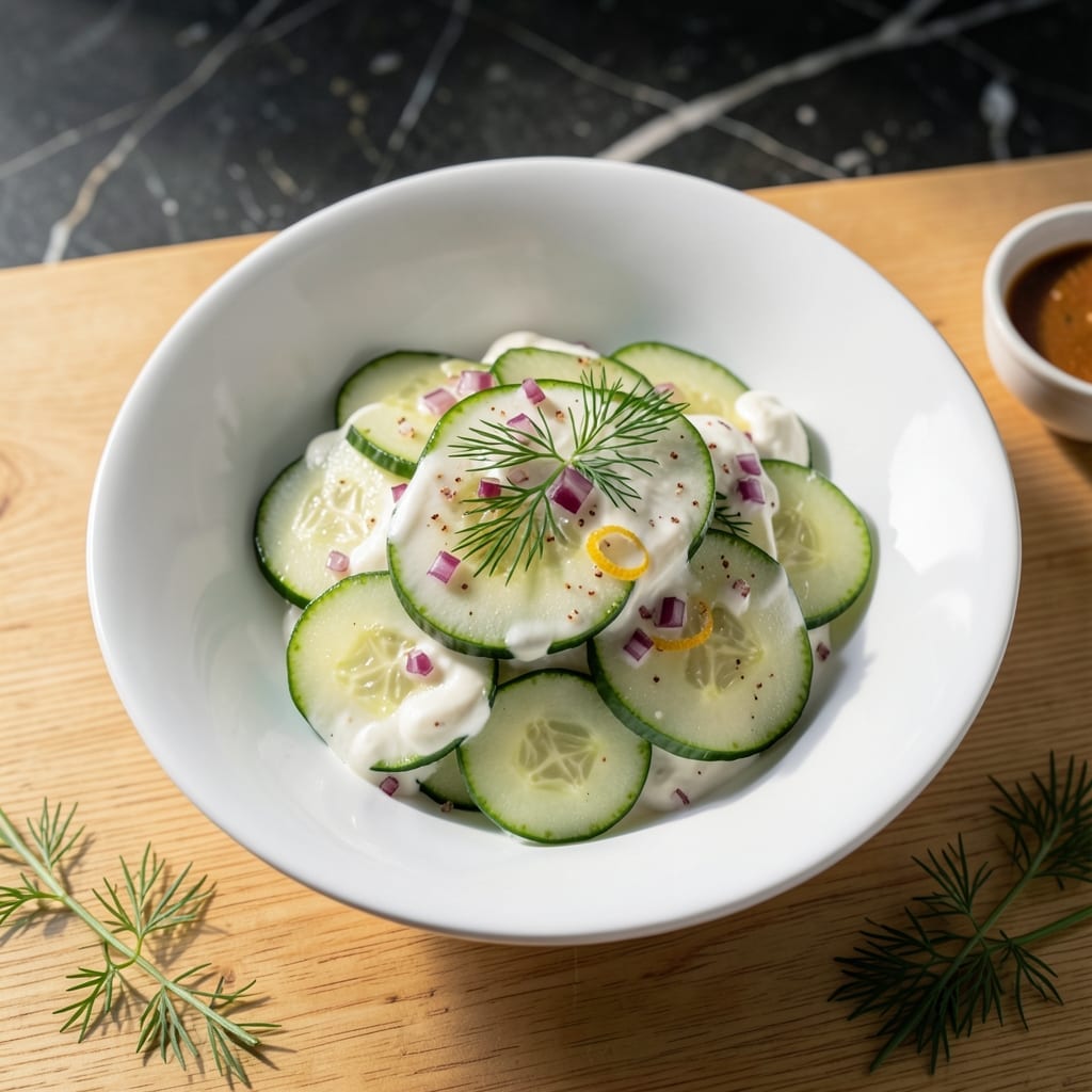 Recipe For Cucumber Salad With Sour Cream: Cool And Creamy Summer Refresh